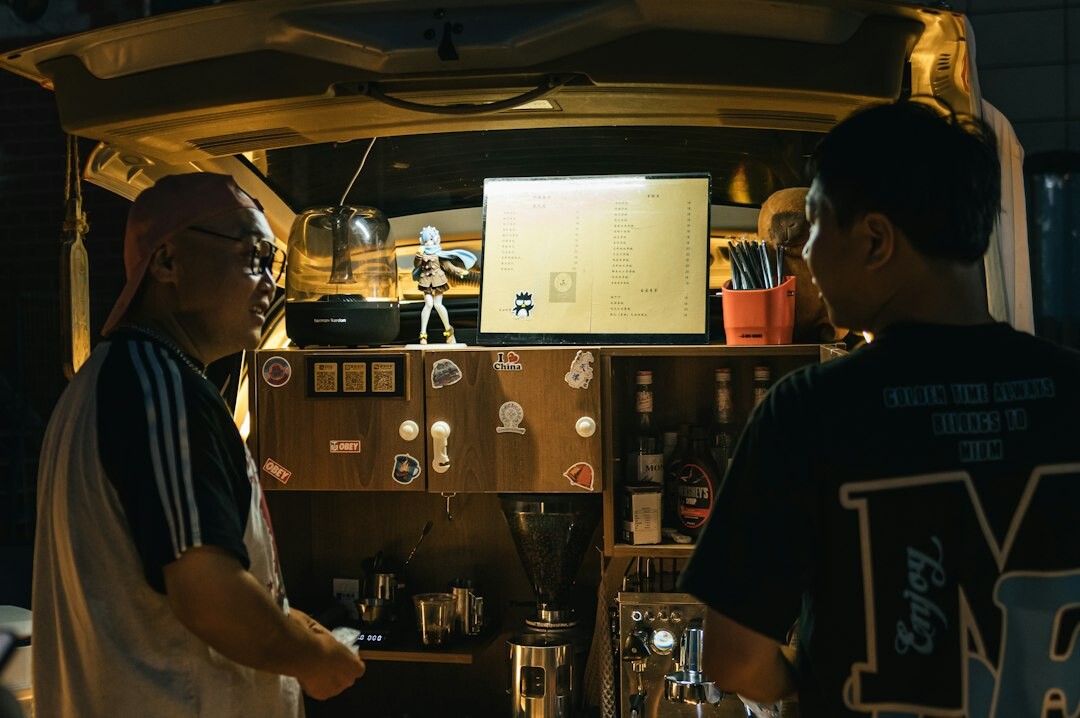 Production team reviewing a live broadcast feed together